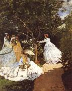 Claude Monet Femmes au jardin Women in the Garden Frauen im Gaten oil